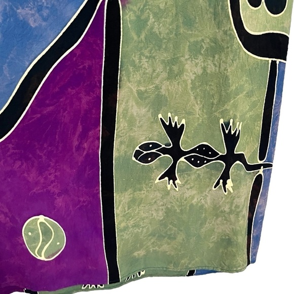 Vintage Boho Hippie Tie Dye Long Island Skirt Size 27” Waist - Picture 7 of 15